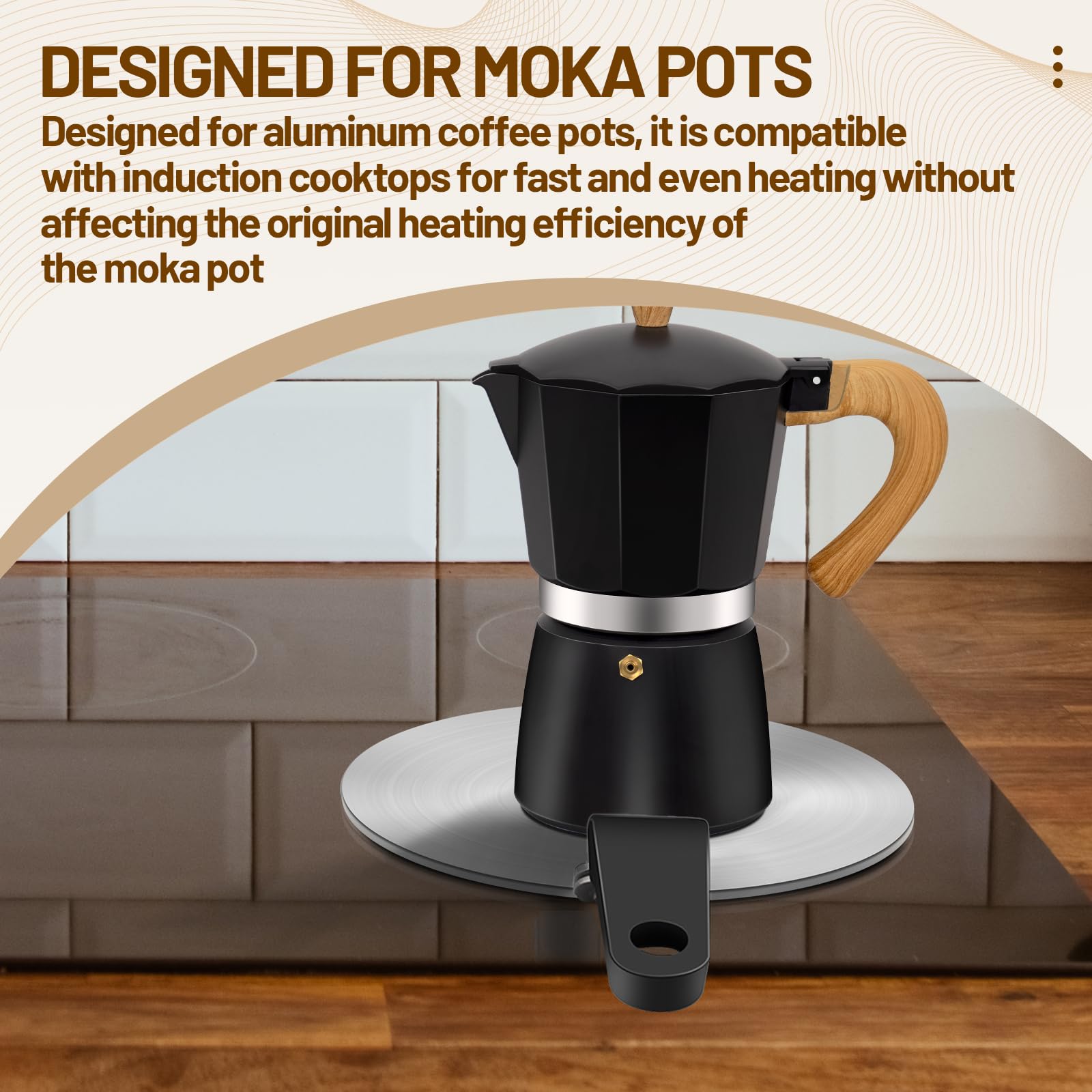 Moka Pot Adapter Plate - Induction Heat Guide -5