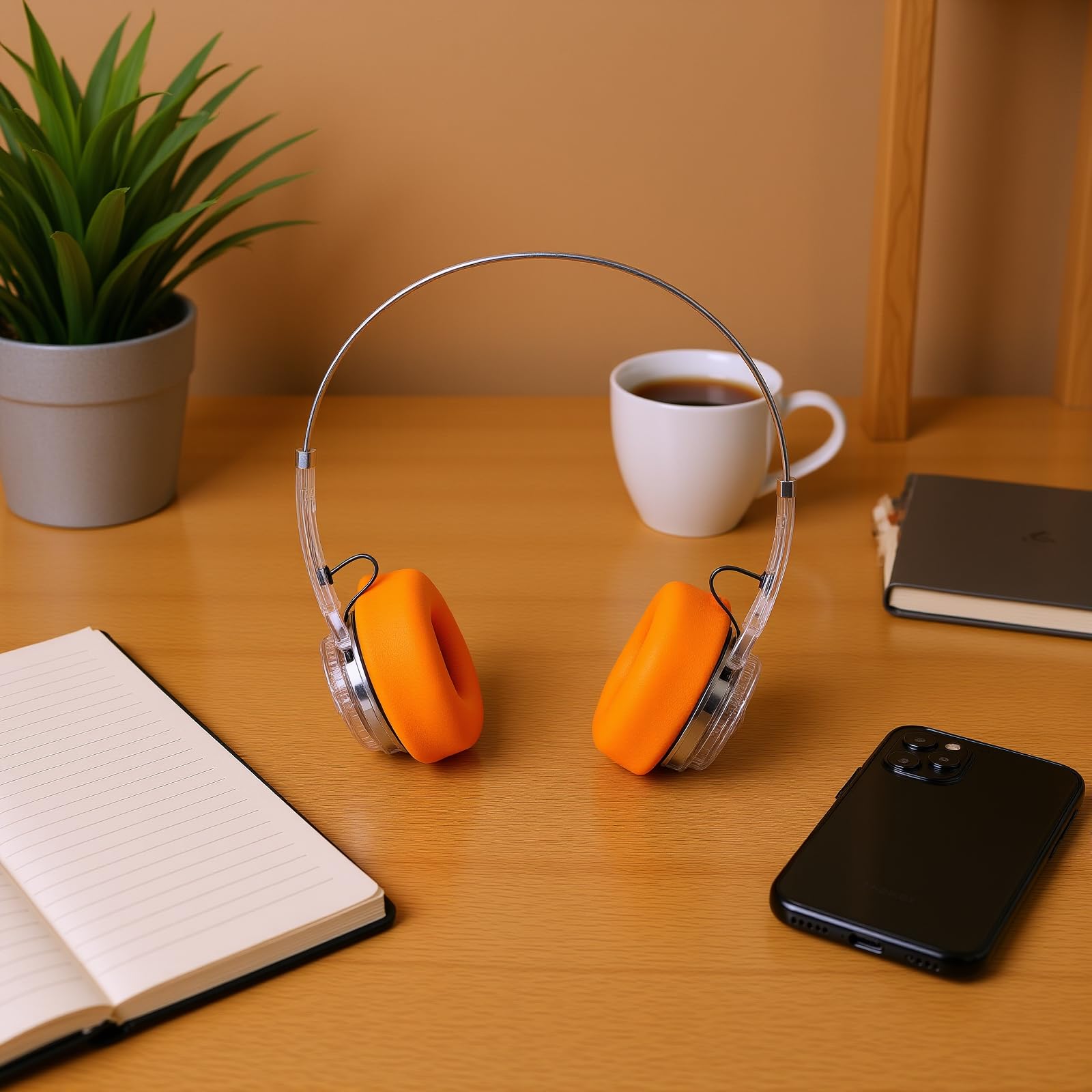 Tosuny Cuffie Bluetooth 6.0 retrò Dal Suono Coinvolgente con vestibilità Personalizzabile per attività All'aperto Fascia in Metallo Leggero
