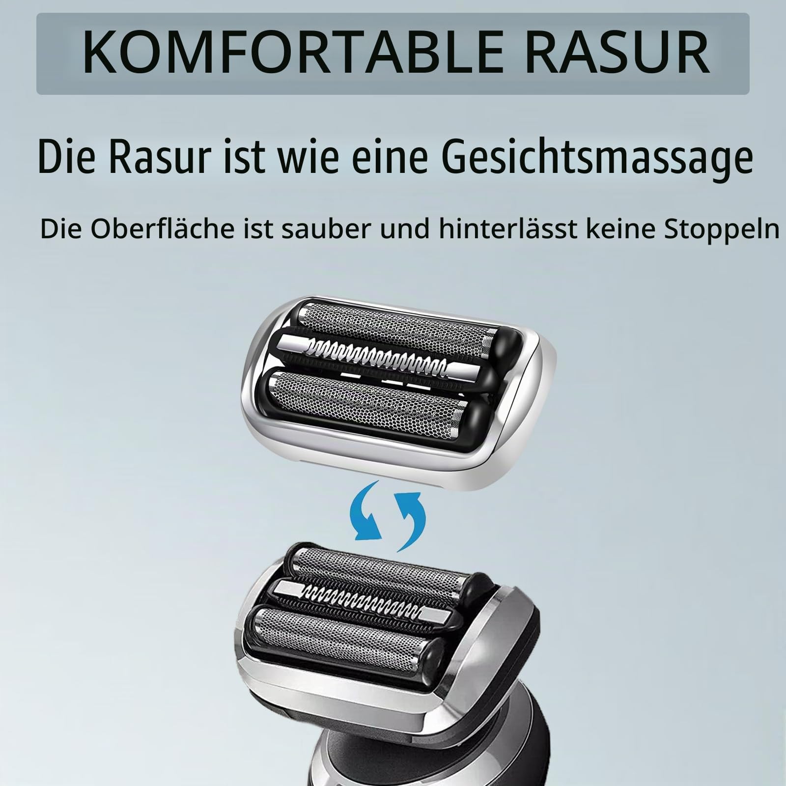 Elektrischer Rasierkopf für Braun Series 7 Scherkopf,73S Kompatibel Mit Braun S7 Scherkopf,Männer Elektrorasierkopf Ersatzteil Geeignet,für Serie 7 7020 7027 7071 7075(73S)