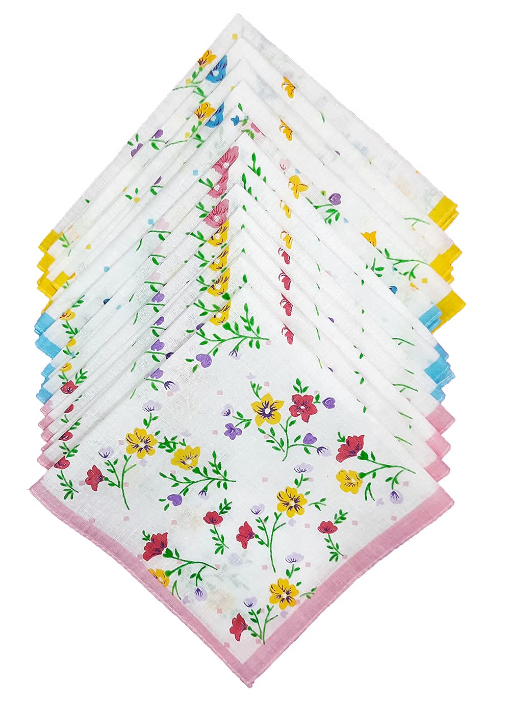™ Women's Cotton Floral Pattern Handkerchief Multicolor
