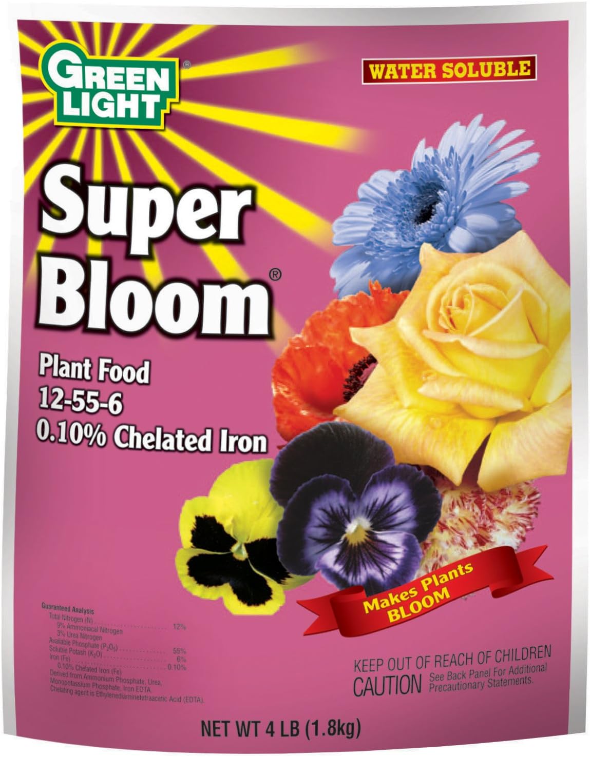 Green Light Super Bloom Plant Food 12556 with .10 Iron