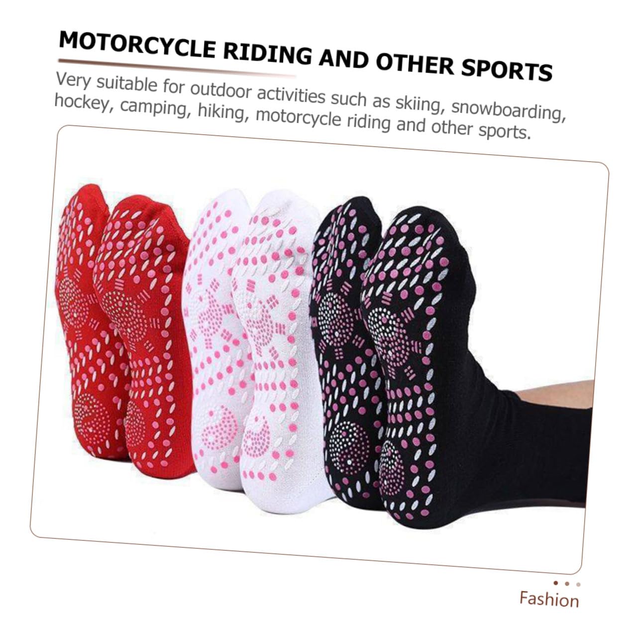 GALPADA 6 Pares Calcetines Térmicos Autocalentables Cálidos y Suaves para Hombres y Mujeres Invierno Autocalentamiento Transpirable para Camping y Esquí