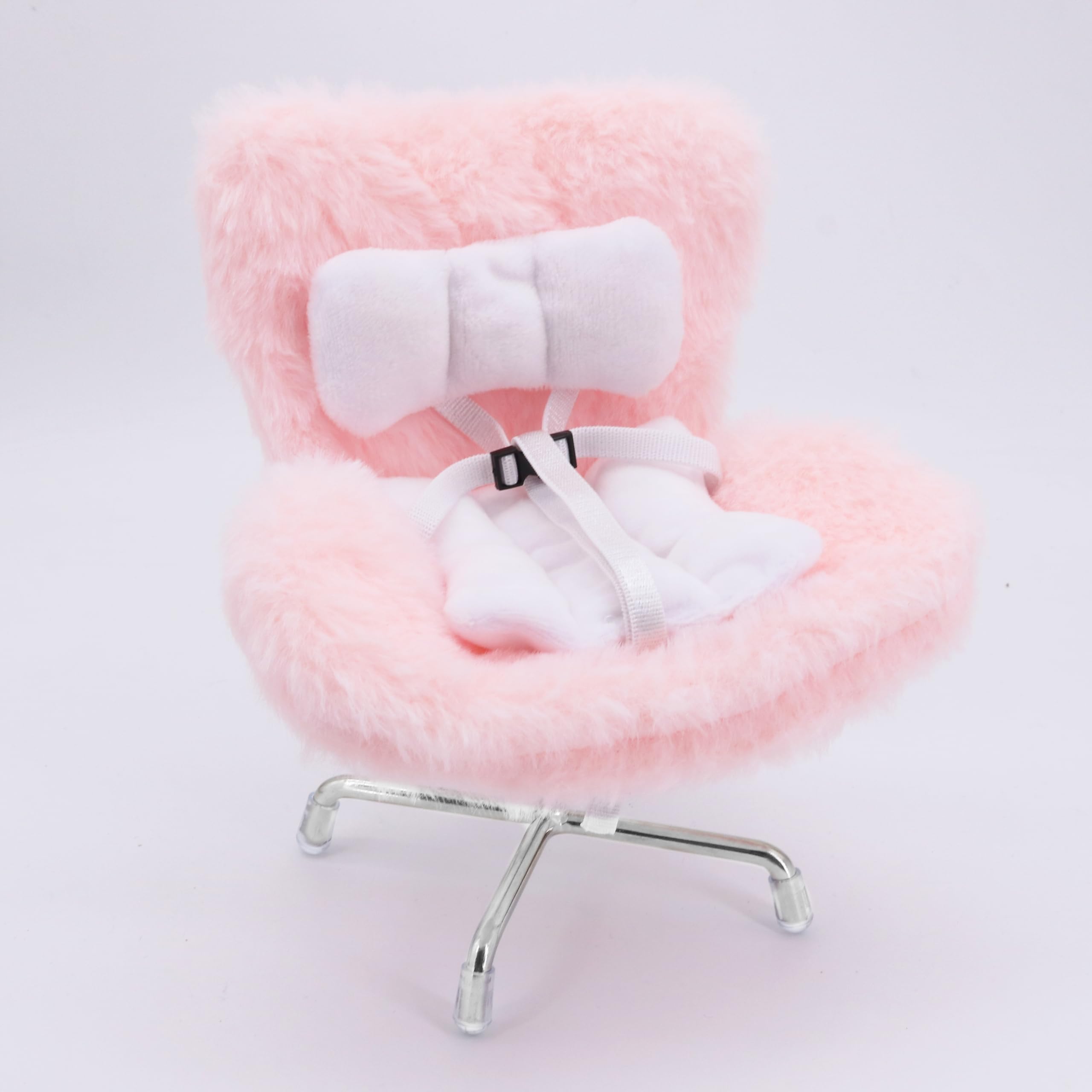 Car Seat for 17cm Dolls with Air Vent Clip and Desktop Stand, Have A Seat Compatible with Doll, Doll Car Seat for Vent Clip Decoration, Gift for Dolls(No Doll)