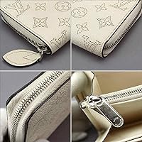 ルイヴィトン M61869　マヒナ ジッピーウォレット　長財布 ベージュ レザー Amazon | ルイ ヴィトン LOUIS VUITTON マヒナ ジッピー
