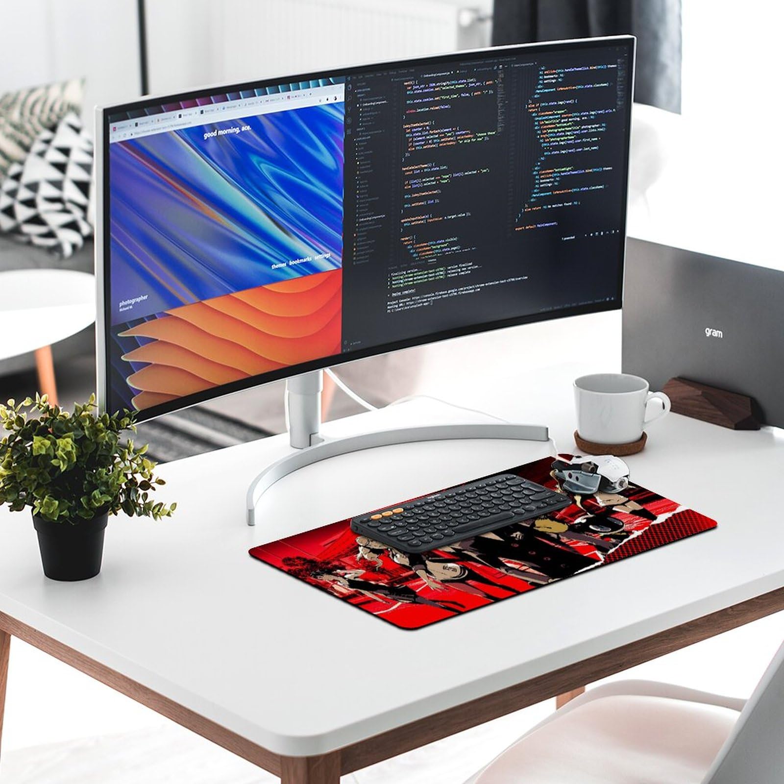 Amazon | ペルソナ 大型マウスパッド デスクマット ゲーム オフィス