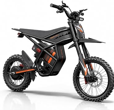 Riding'times GT73 PRO /GT54 PRO Electric Dirt Bike for Adults Teens, 3000W 60V 50MPH / 2400W 48V 37MPH Ebike with Motorcycle Tire, Dual Hydraulic Brakes Mountain Off-Road Dirtbike for Ages 13+