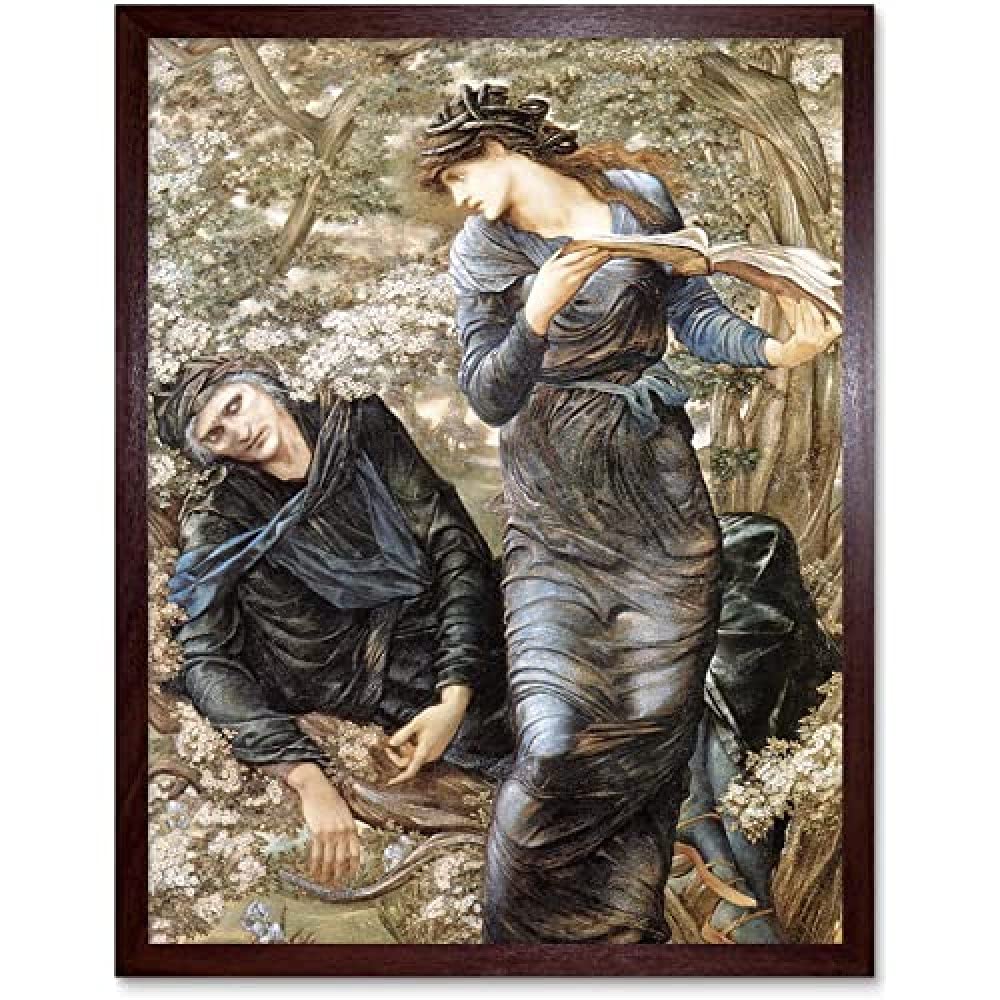 Fine Art Prints Burne-Jones Beguiling Merlin hurian Painting Unframed Wall Poster Home Decor Premium