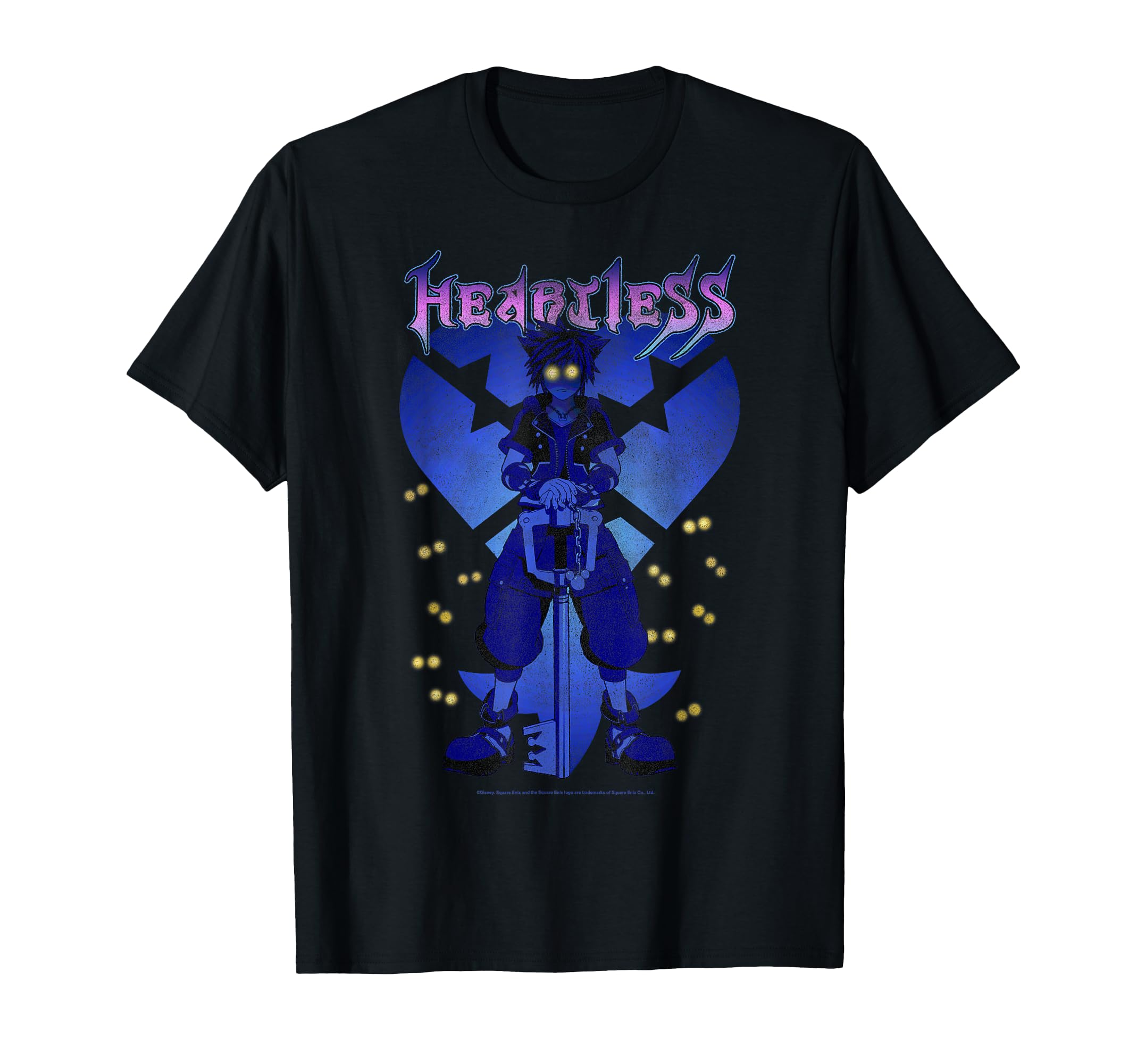 Disney Kingdom Hearts Sora Nouveau Heartless Poster T-Shirt