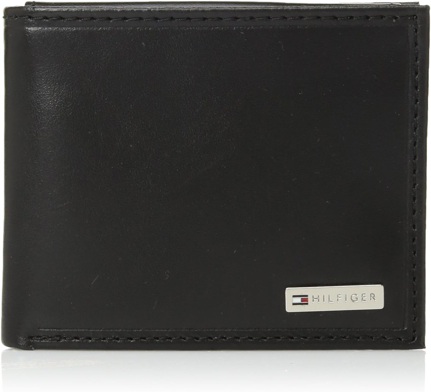 Tommy Hilfiger Men's RDID Blocking Multi-Card Passcase Bifold Wallet Bi-Fold, Black, One Size