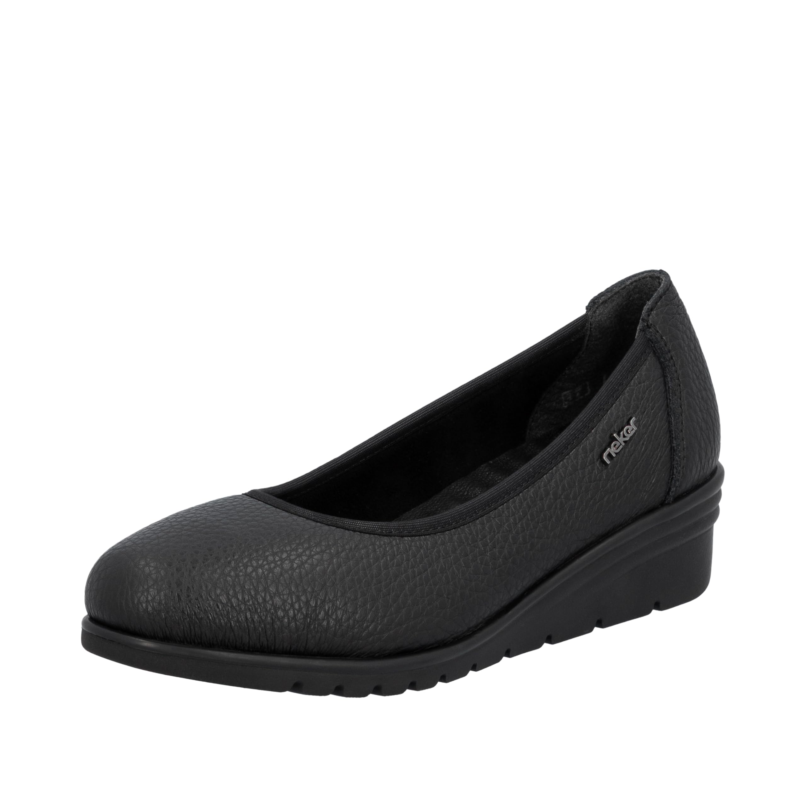 Rieker Women's L5360 Ballet Flats, Black, 40 EU, Black, 6.5 UK