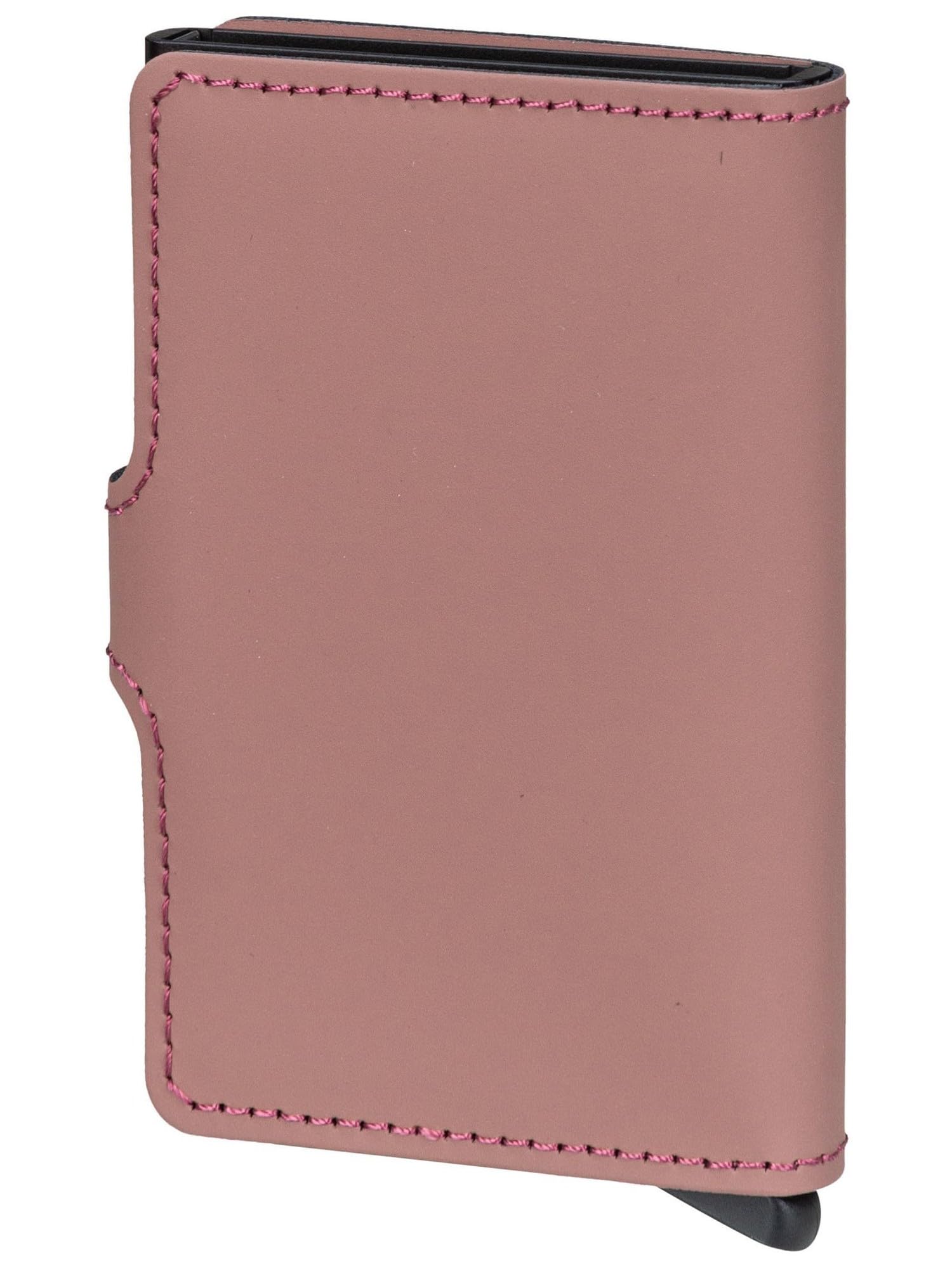 SECRID Portafoglio Miniwallet Matte MM Rosa Profondità 2.1 cm Lunghezza 6.5 cm Altezza 10.2 cm Pelle