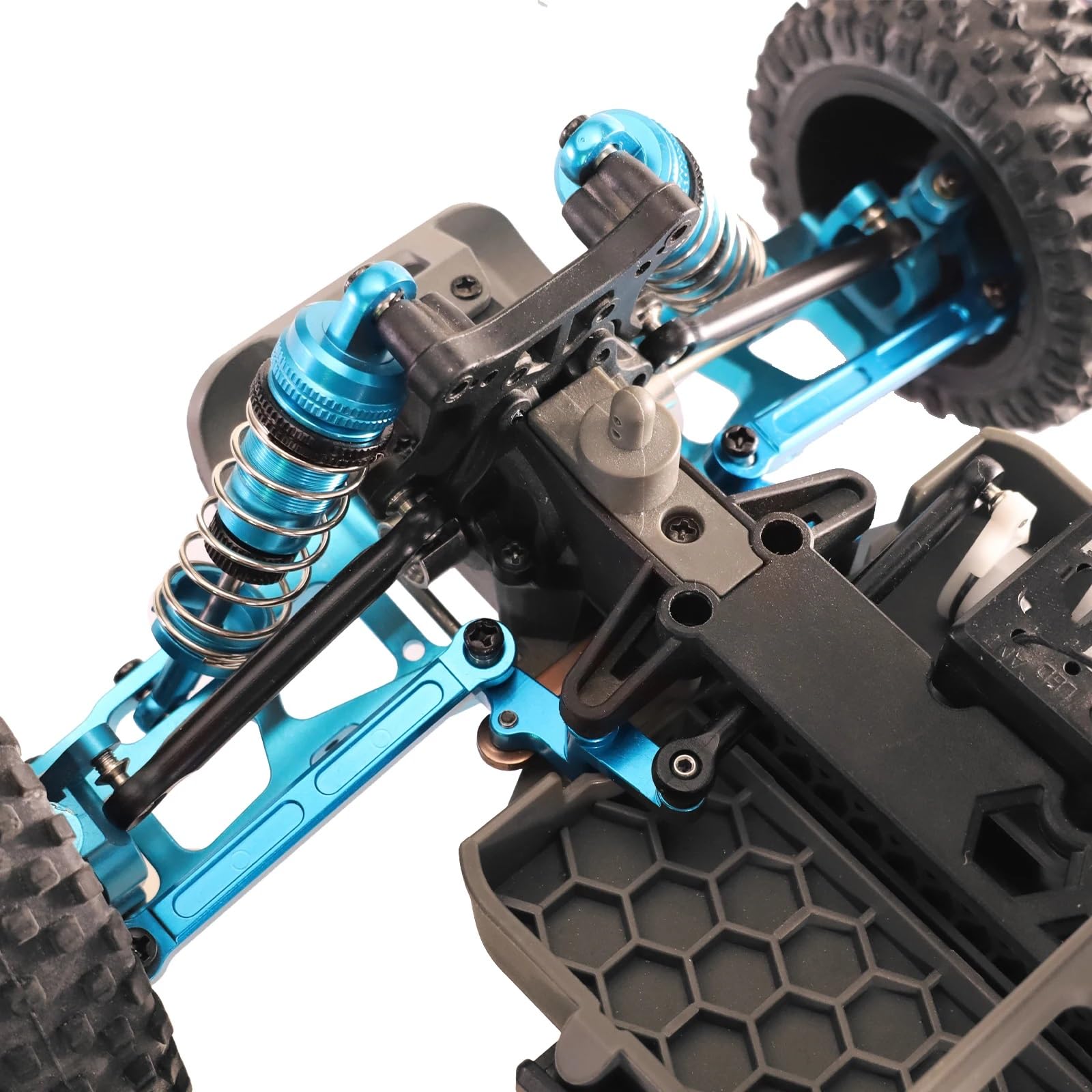 Per Wltoys 124008-2706 124010 Gruppo Sterzo In Metallo Componente Controllo Remoto Auto Aggiornamento Parti Modifica Ricambio Giocattoli RC