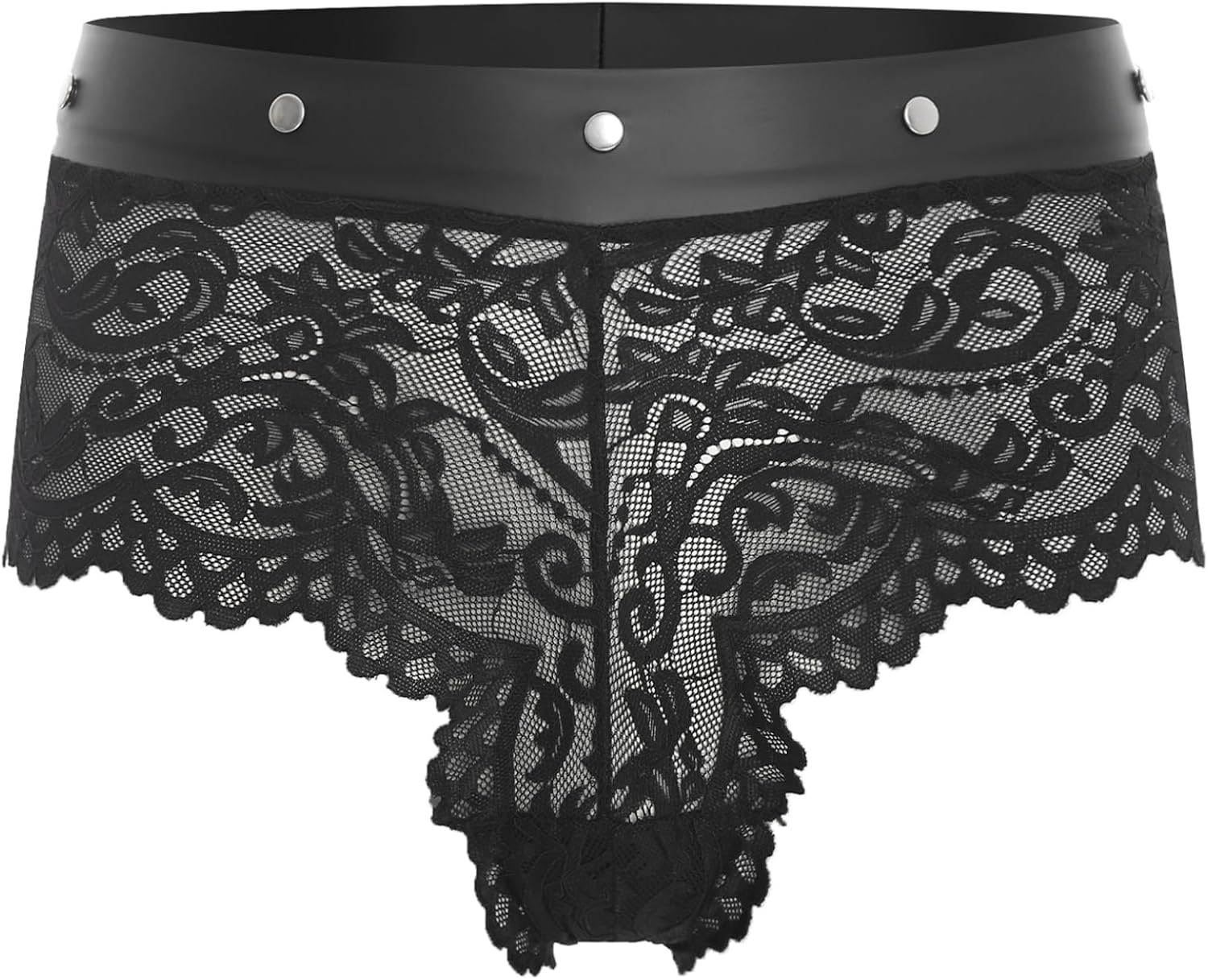 Womens Sexy Lingerie Lace Underwear Mini Thongs Panties High-Waist Briefs Underpants
