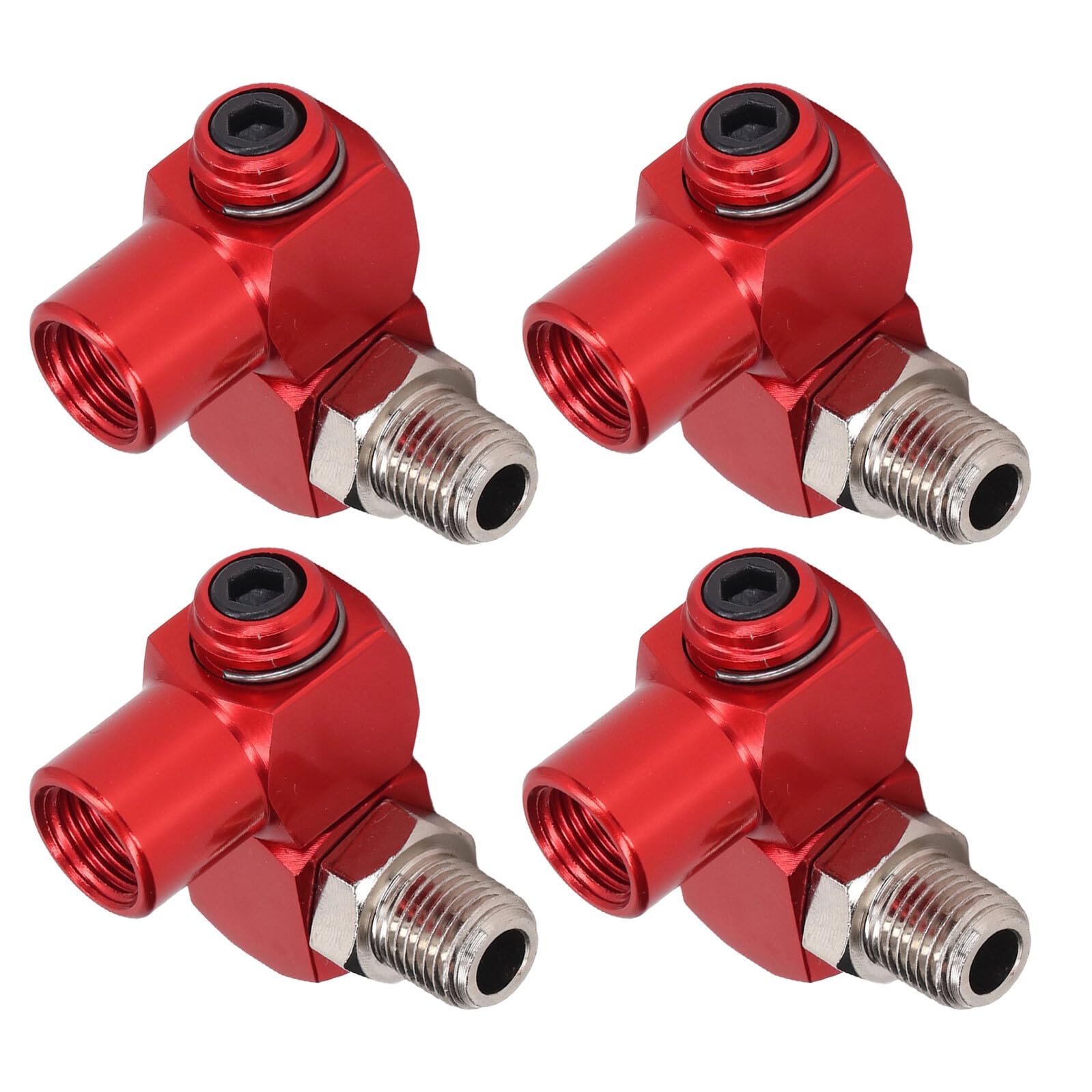 Raccord pivotant pour tuyau air SHINEOFI connecteur rotatif compresseur 4 pièces