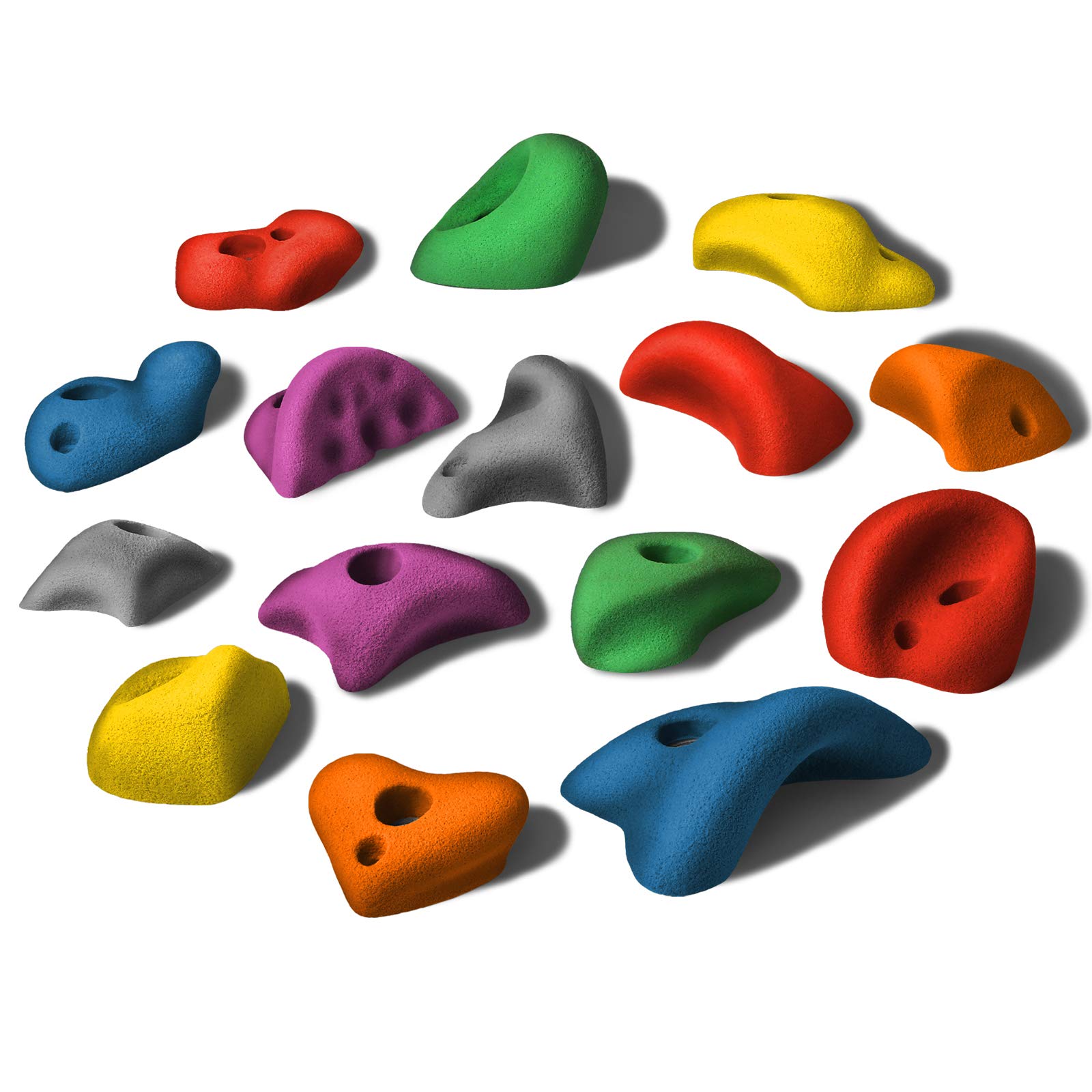 ALPIDEX Prises d'Escalade M/L | Petites Prises d'Anse | Marchepieds | Différentes Contre-Dépouilles Couleurs Formes