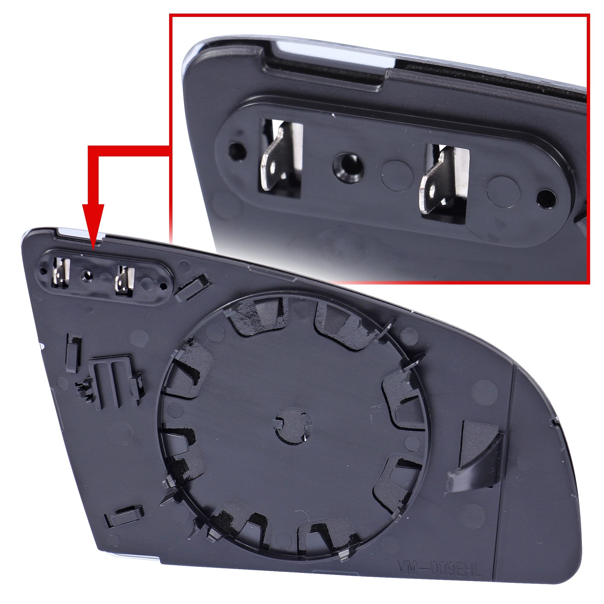 Specchietto Retrovisore Sinistro Riscaldabile Per Audi A6 (4G) 2011-2018 - Vetro Sostitutivo - Foto 2