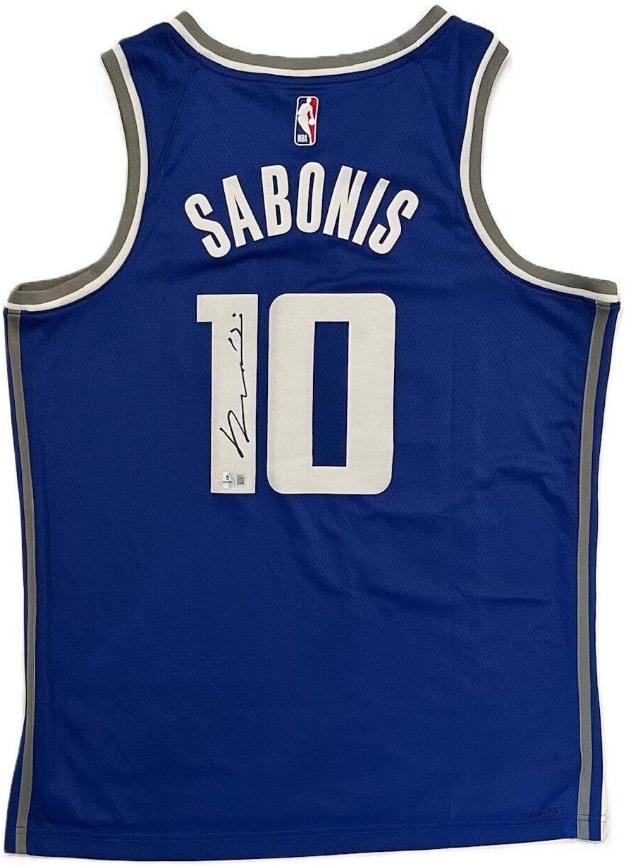 Domantas Sabonis Autographed Nike Swingman Kings Jersey signed Beckett Hologram - Autographed NBA Jerseys