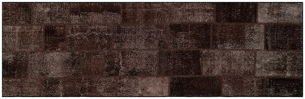 Tapis patchwork turc en laine fait main ALLMODE 180x240 cm, grand tapis salon noir