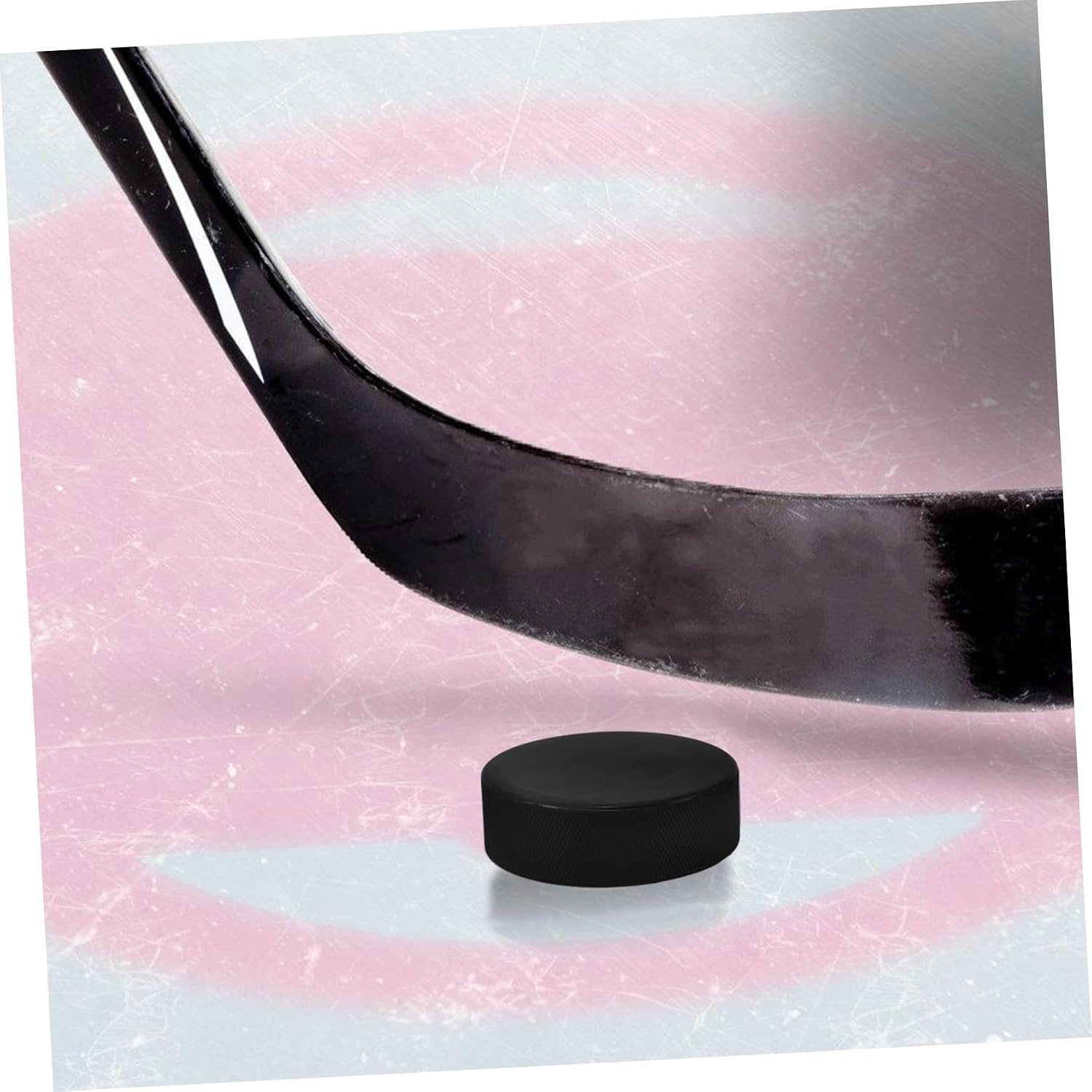 Milisten 4pcs Rubber Ice Hockey Pucks Set Durable Training Pucks for Ice Hockey Practice Accessories for Skill Levels