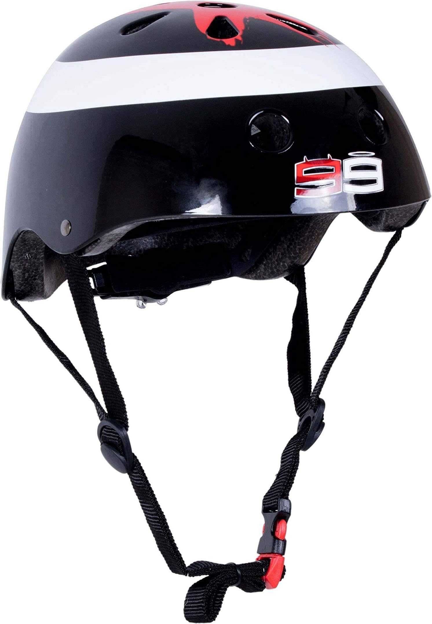 Kiddimoto Kids Jorge Lorenzo Helmet - Multicoloured, 53-58cm