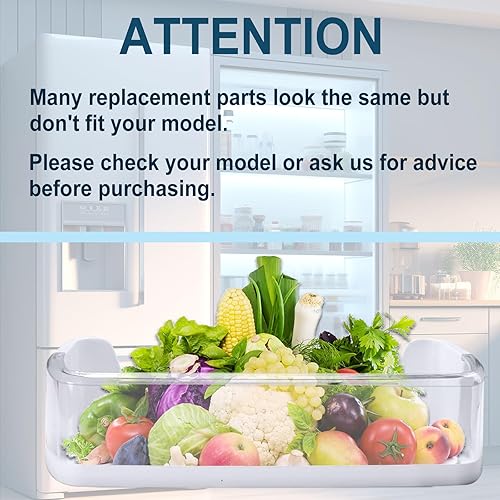 Miniatura 6 de Sikawai Paquete de 2 piezas de repuesto DA97-08348A para estante de puerta de refrigerador, para Sam-sung RS265TDRS RS25H5111SR, se adapta a