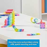 Vista 3 de PLUS PLUS Bloques de construcción entrelazados de 240 piezas para niños, juguetes de conexión de extremo abierto, minimanipuladores STEM Bin – Tubo