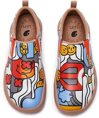 UIN Womens Walking Travel Shoes Slip On Microfiber Casual Loafers Lightweight Comfort Fashion Sneaker