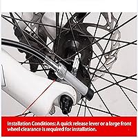 Vista 6 de Uxsiya Velocímetro de computadora rastreador de kilometraje universal mecánico odómetro aleación de aluminio Material velocímetro al aire libre