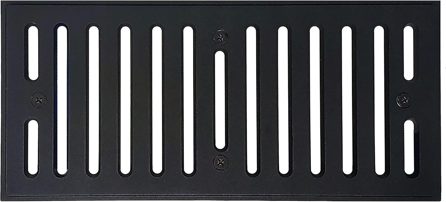 Kanyon Ventique Forest Flush Mount Floor Vent No Damper (4x12, Burnt Leaf)