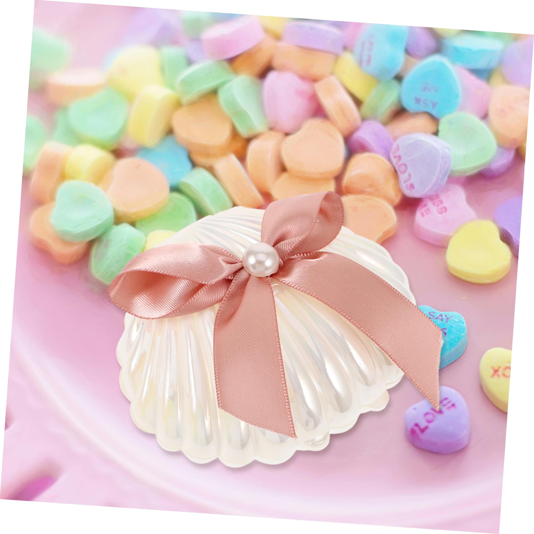 VOSAREA 30er-Set Süßigkeiten-Boxen In Muschelform – Bunt, Aus Kunststoff, Für Party, Schmuck & Deko