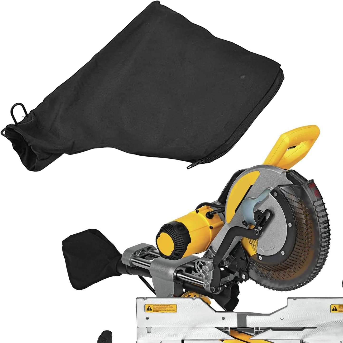 Dust Collector Bag for 255 Miter Saw,Adjustable Dust Jacket with Zipper for 255 Miter Saw，Dust