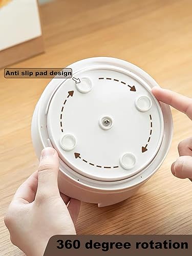 Miniatura 4 de Agirlvct Soporte para lápices de escritorio, organizador de escritorio con 11 ranuras con cajón, suministros de papelería de almacenamiento de