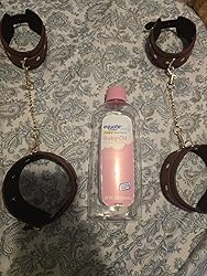 Amazon.com: Sex Bondage Wrist & Calf/Thigh Cuffs Set with SM Nipple Clamps Neck Collar,with Traction Chain,with Metal Chain,Sex Bondage Restraints Set,Adjustable,Removable Multiple Uses SM Game(Red,Leather) : Health & Household