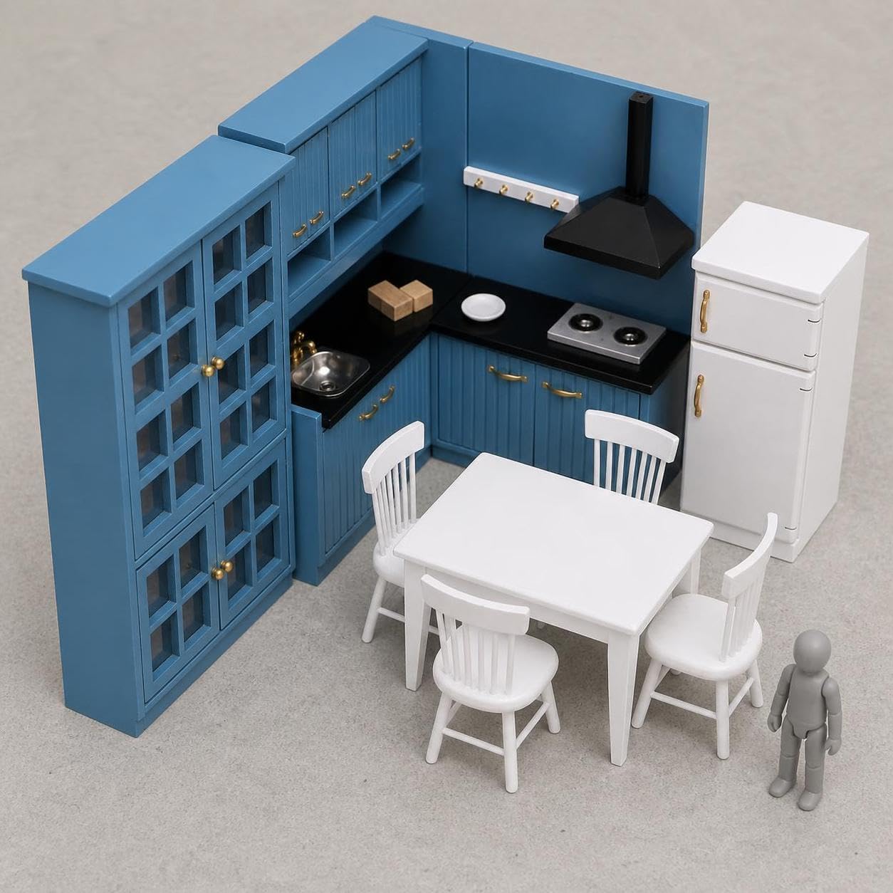 Mobili Casa Bambole 1:12, Set completo: mobile cucina