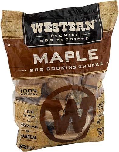 Miniatura 2 de Western Premium BBQ Products - Trozos de cocina para barbacoa de arce 549 cu en