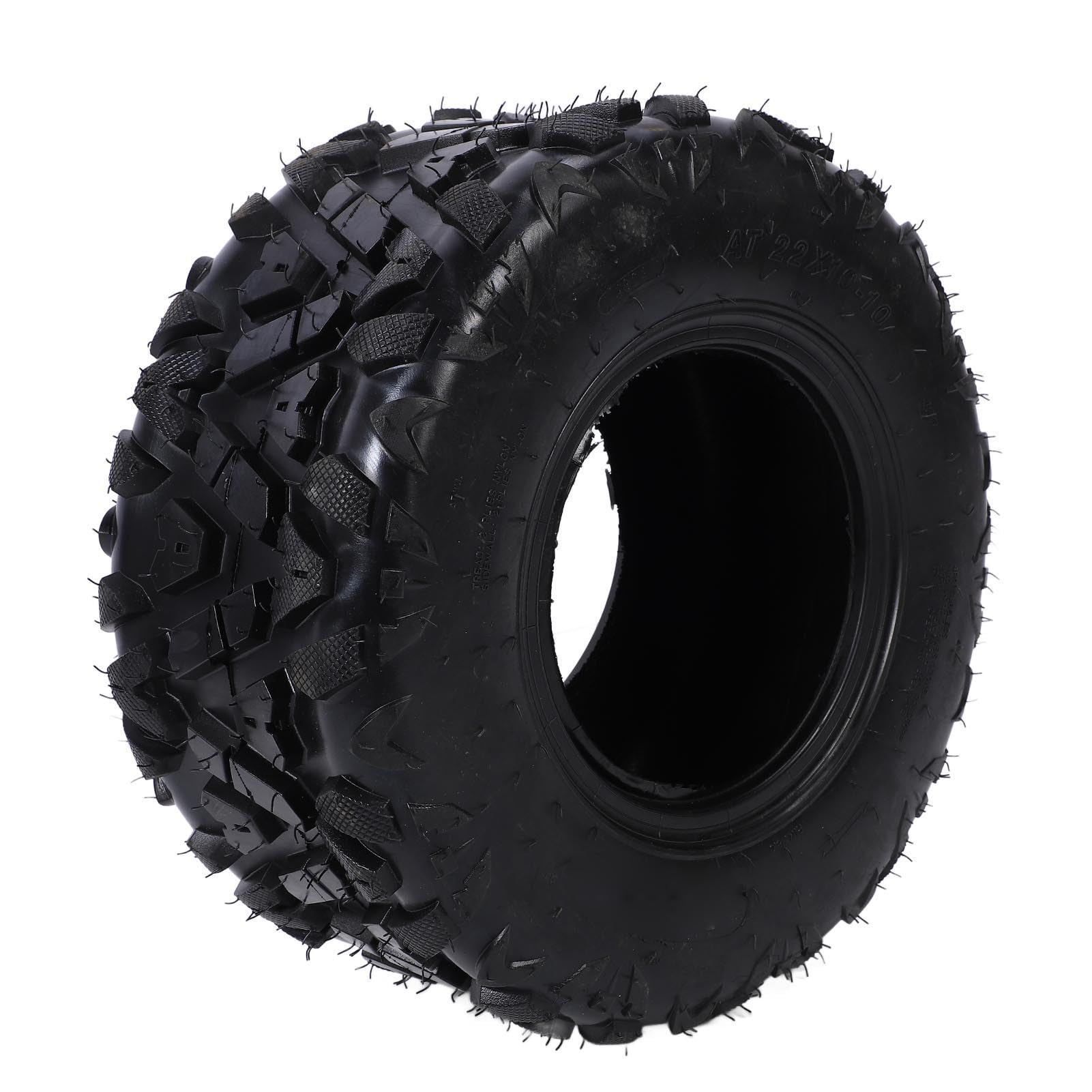 Luocute Opona ATV -10, Gumowa Opona Bezdętkowa 6PR o Dużej Wytrzymałości do Kosiarki Ogrodowej ATV UTV Go Kart