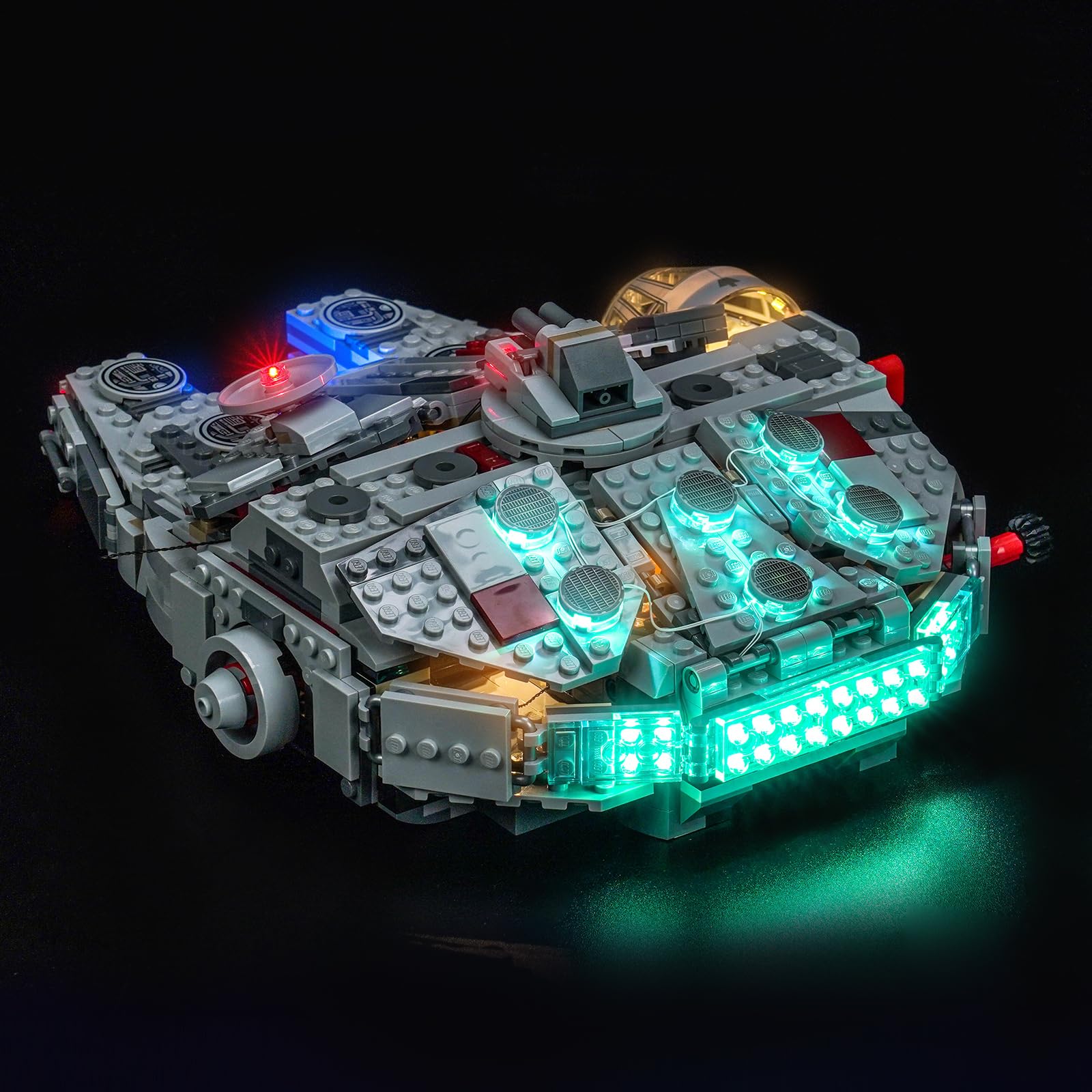 Set di luci a LED compatibile con Lego 75426 Millennium Falcon (nessun modello), set di illuminazione decorativa compatibile con i mattoncini Lego Millennium Falcon