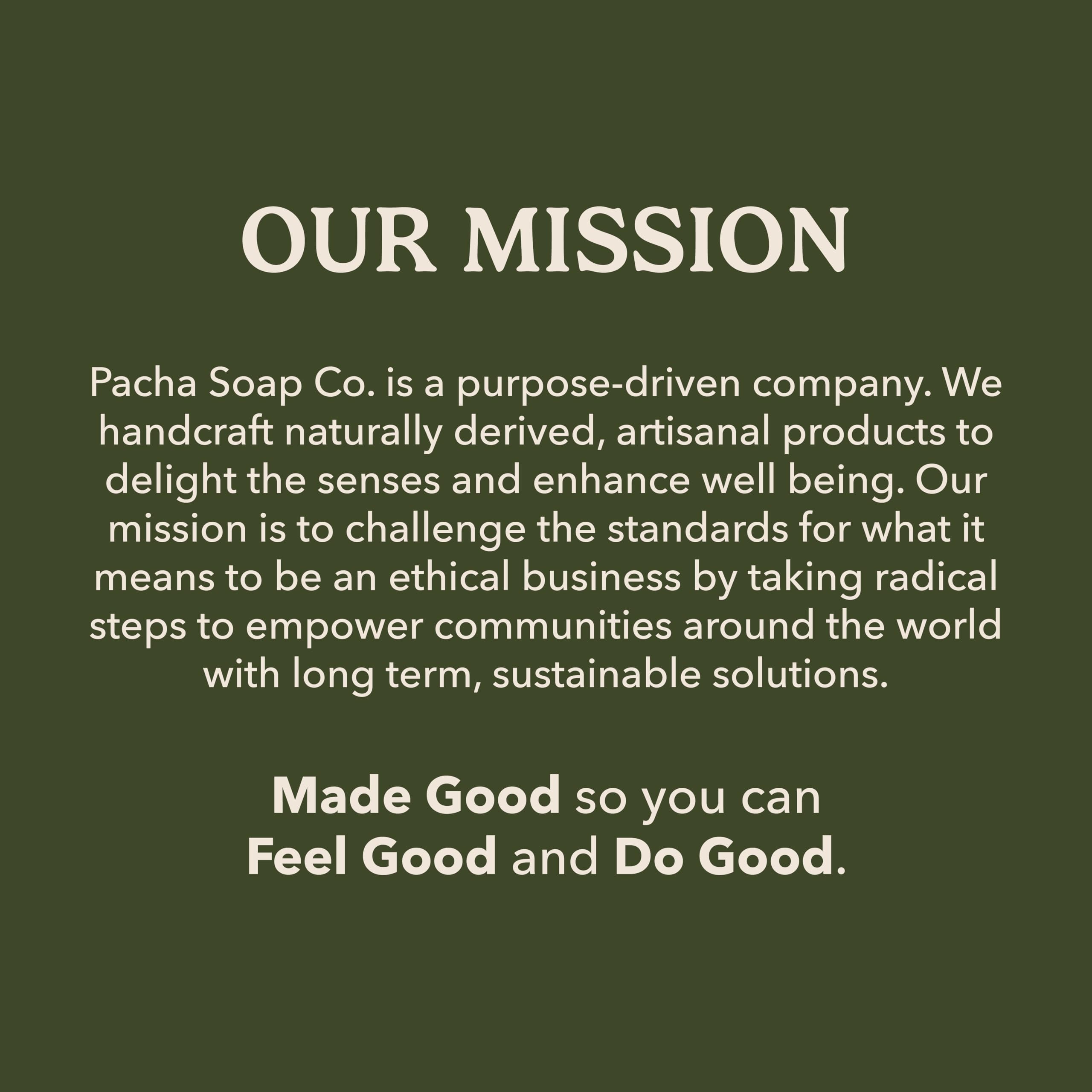 Pacha Soap Co. Bar Soap, Pacha Peaces, Uplift & Calm Bundle, 2-Pack (4 oz ea) - Premium, Handcrafted, Hydrating, Natural Face Wash, Hand Cleanser, Body Wash, Soothing Essential Oils