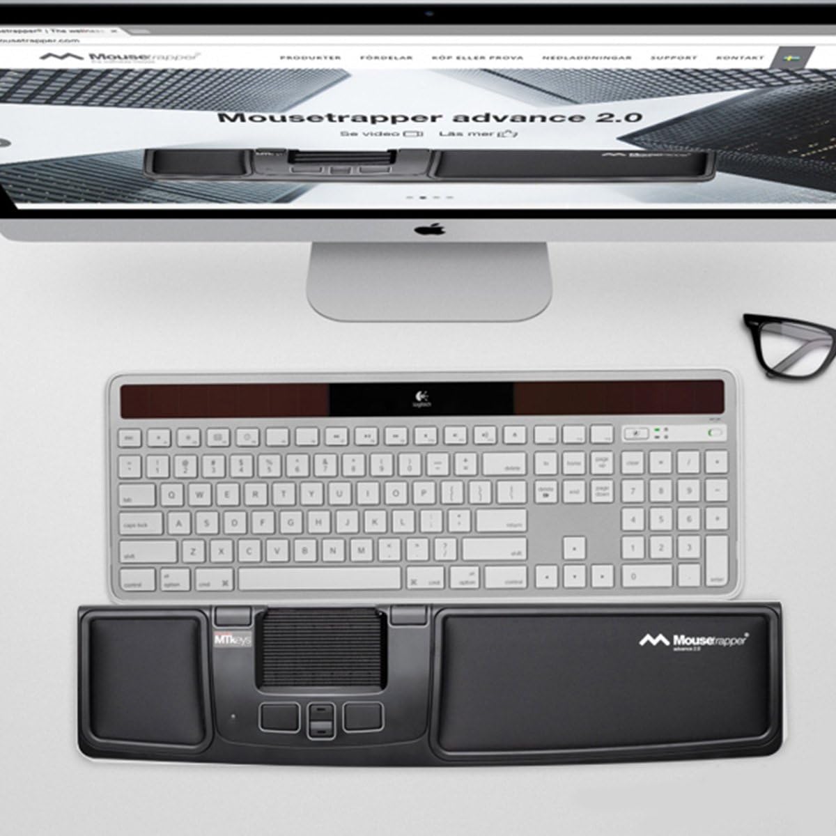 Flash Deals - 70% OFF Mousetrapper Advance 2.0 Ergonomic USB Trackpad with 6 Customizable Macro Keys and Wrist Rests for Mac or PC - Black (New Model) Featured Product Mousetrapper Advance 2.0 Ergonomic USB Trackpad with 6 Customizable Macro Keys and Wrist Rests for Mac or PC - Black (New Model)