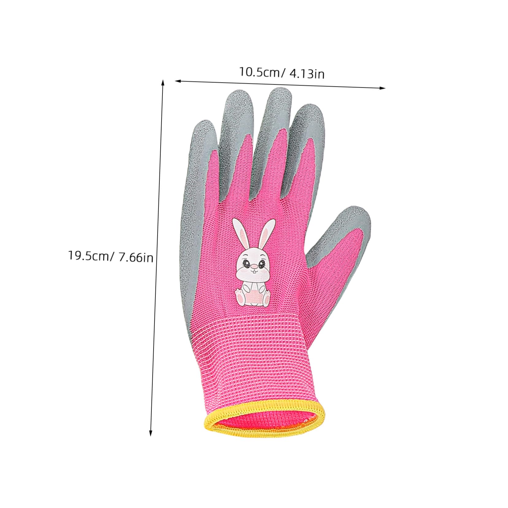 BESPORTBLE Protective Gloves for Children Boys and Girls Work Glove Soft Safety Material Breathable Garden Picking Glove