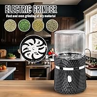 Vista 3 de Unique Electric Herb Grinder, Small Spice Grinder Electric herb Grinders Mini Size 2x3.5inches with 2pcs 1.7oz/50ml Glass Jar Herb Jar Portable