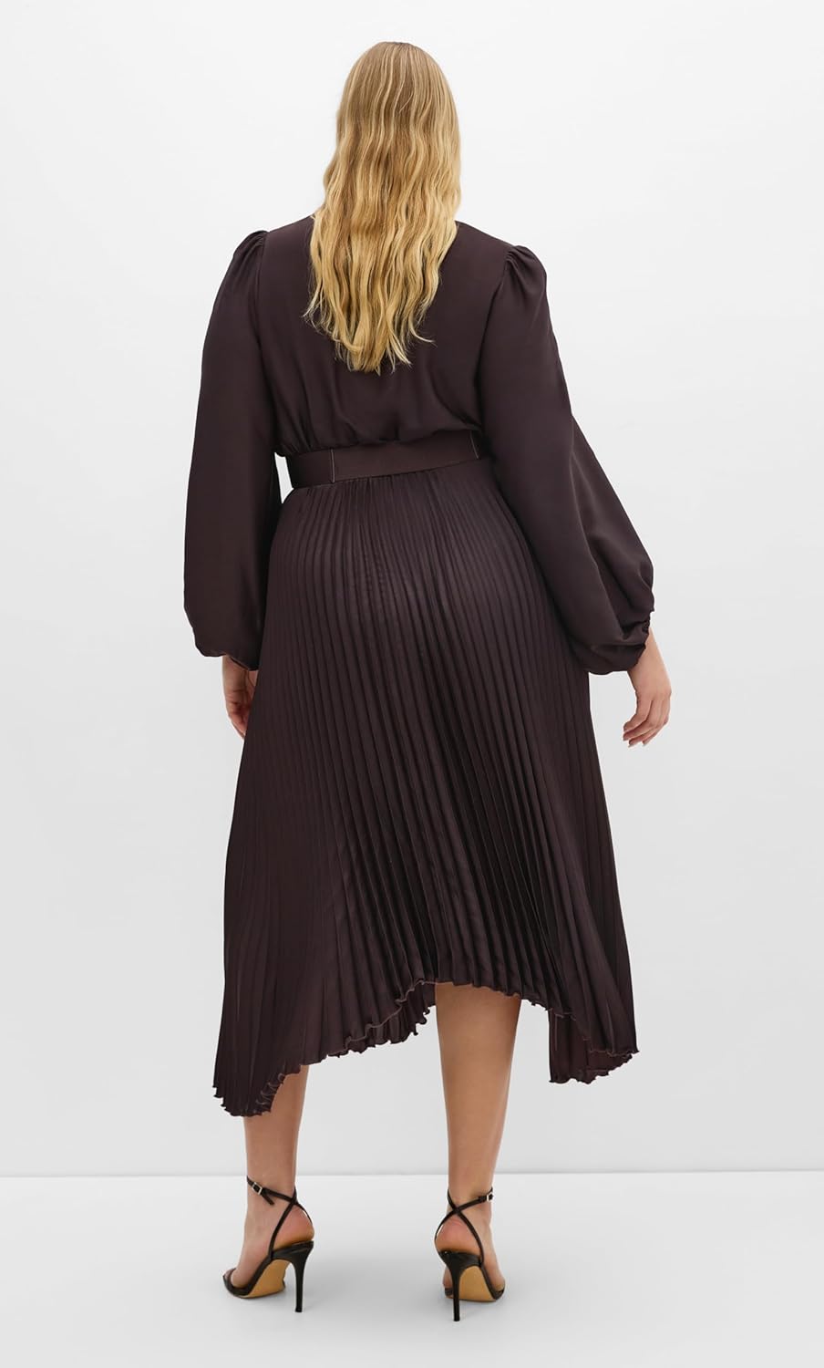 City Chic Women's Plus Size Dress - Amara Pleat Midi - Image 3