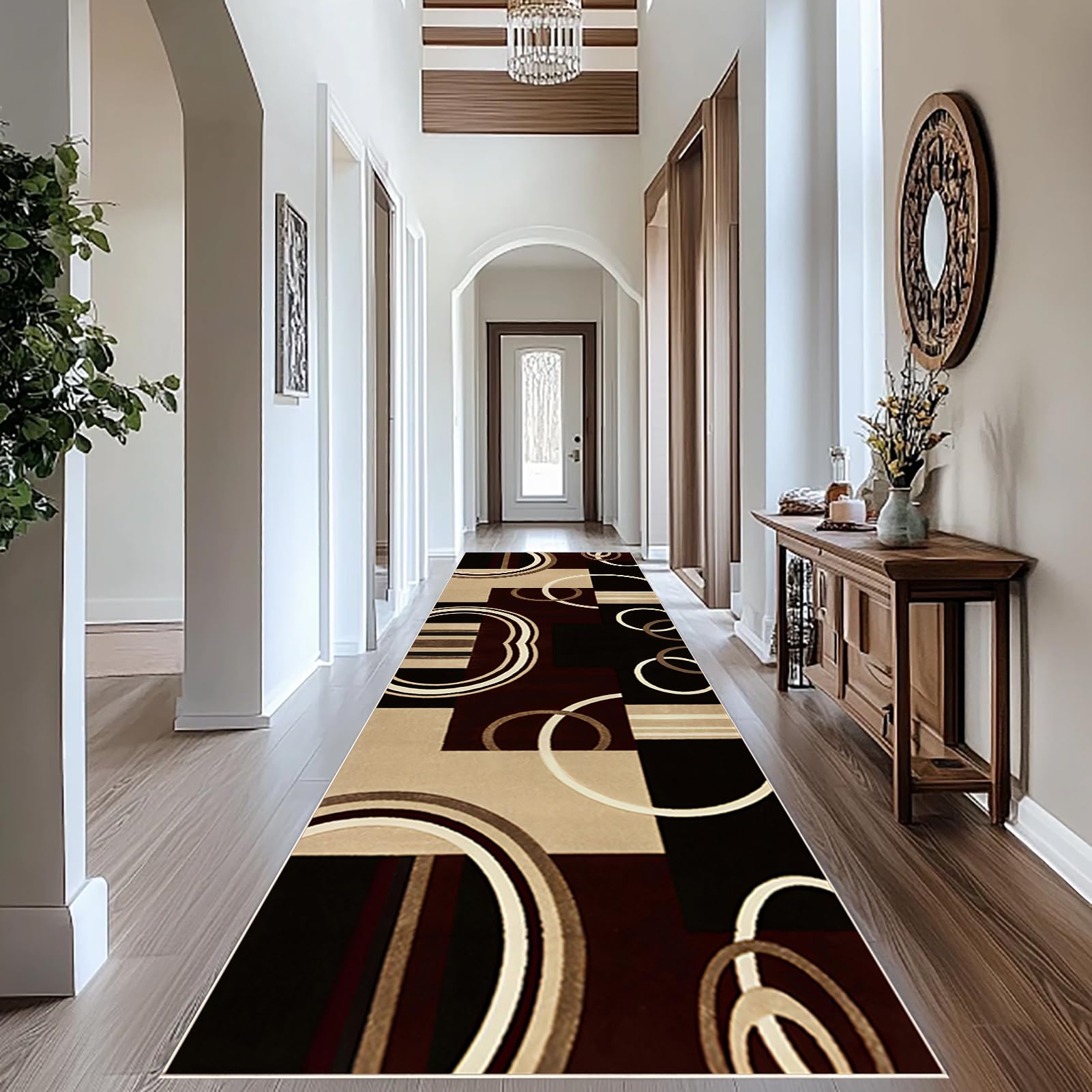 Dywan Chodnik Kuchenny Zmywalny Antypoślizgowy Dywan Biegacz Długi Korytarz Dywany Salon Dywan Sypialnia Nowoczesne Długie Maty Do Wejścia Balkon Łazienka Pralnia 40 x 400 cm