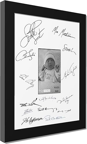 Vista 36 de Creative Picture Frames Marco distintivo de 5 x 7 – 16 x 20Bk-B – Marco de fotos con paspartú negro con capacidad para soportes de 5 x 7 pulgadas