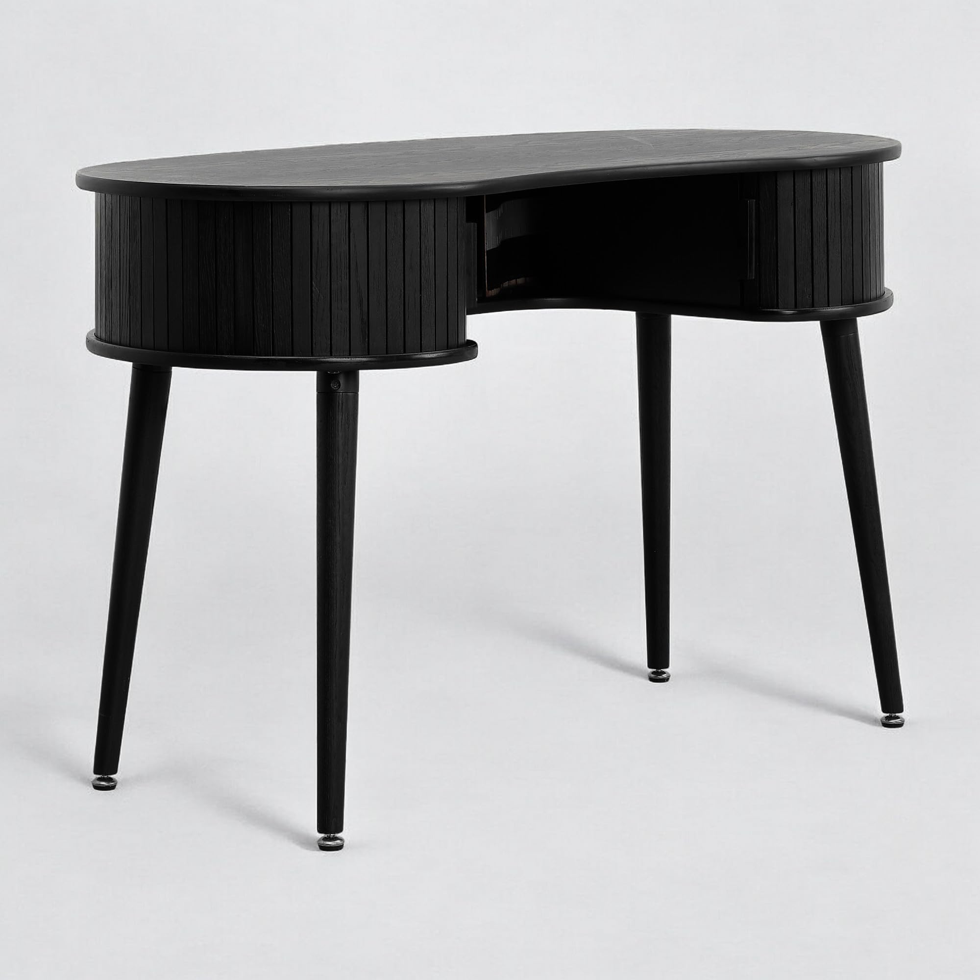 Amazon.com: NTC Ripple Desk, Modern Wooden Writing Desk with Two