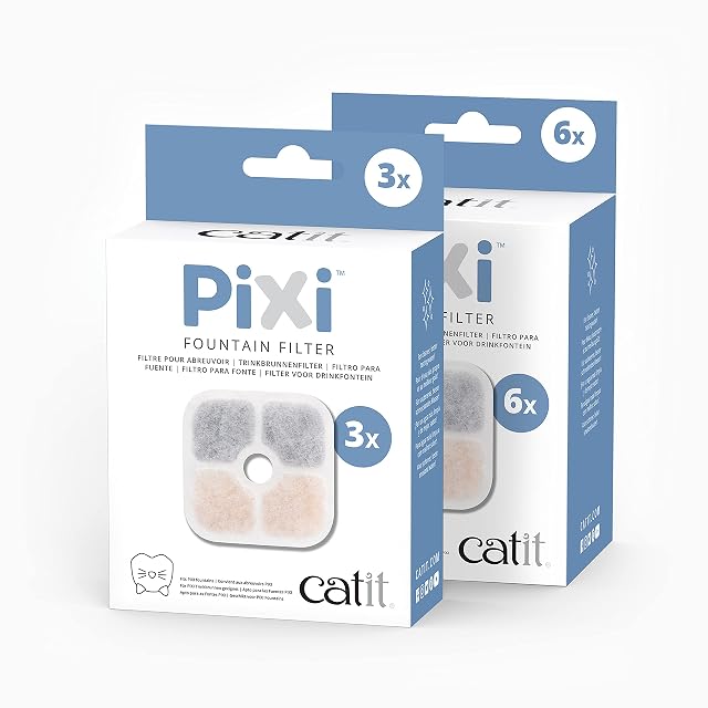 Foto 5 de 5 de Catit Pixi Filtro para bebederos fuente, 3 unidades
