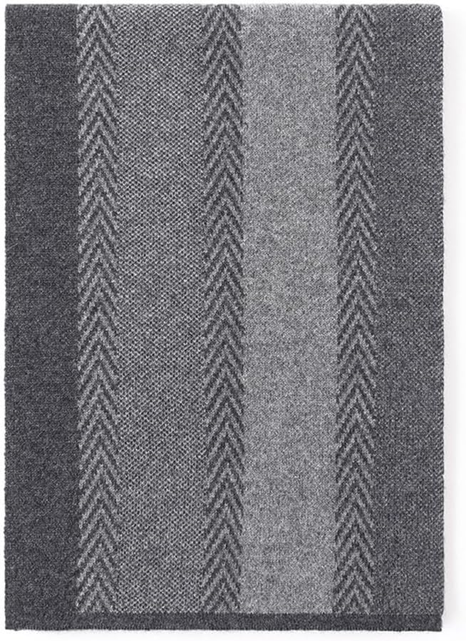 Winter men's cashmere scarf for warmth and versatile knitted
