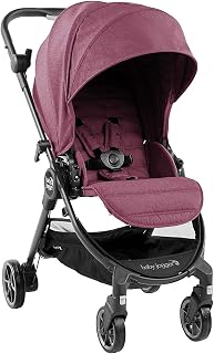 Baby Jogger City Tour LUX Stroller | Compact Travel Stroller | Lightweight Baby Stroller with Backpack-Style Carry Bag, Perfect for Travel, Rosewood