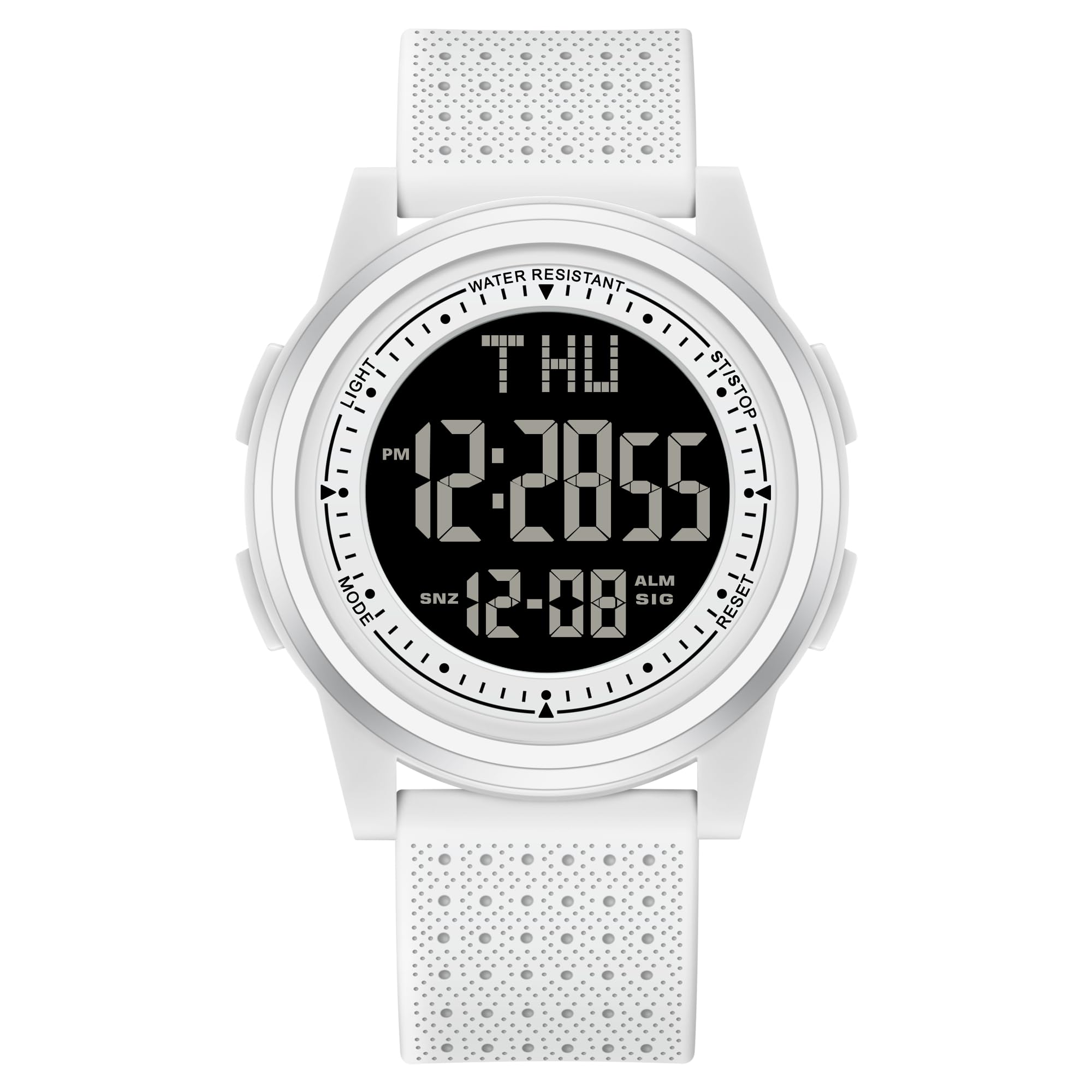 Watch for Men, Digital Watch with Stopwatch/Countdown/Alarm/Dual Time/Calender, Ultra-Thin Minimalist Fashion Simple Men's Wrist Watch, Gifts for Mens Womens