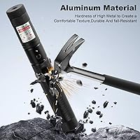 Vista 4 de Puntero Láser Verde de Alta Potencia Pluma - Haz Láser Recargable de Largo Alcance, Puerto de Carga USB para Senderismo, Presentaciones y Uso al